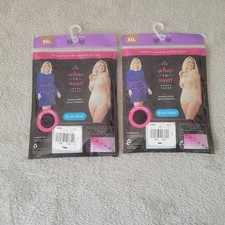 Maidenform Flexees Shapewear Brief 2 Pack Black Size 3XL Firm Control New FP0051