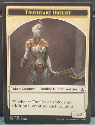 Trueheart Duelist 013/025 Token Amonkhet Card Game Near Mint MTG TCG NM Zombie