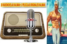 Kaliman 28 Radionovelas + 2 Peliculas El Hombre Increible Super Heroe