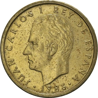 [#969779] Münze, Spanien, 100 Pesetas, 1986 - Bild 1 von 2