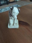 Antique Victor Nipper Dog Chalkware Plaster Statue