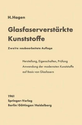 Glasfaserverstrkte Kunststoffe by Harro Hagen (German) Paperback Book