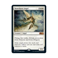 WotC MtG Core Set 2021 Baneslayer Angel (MR) (Foil) EX