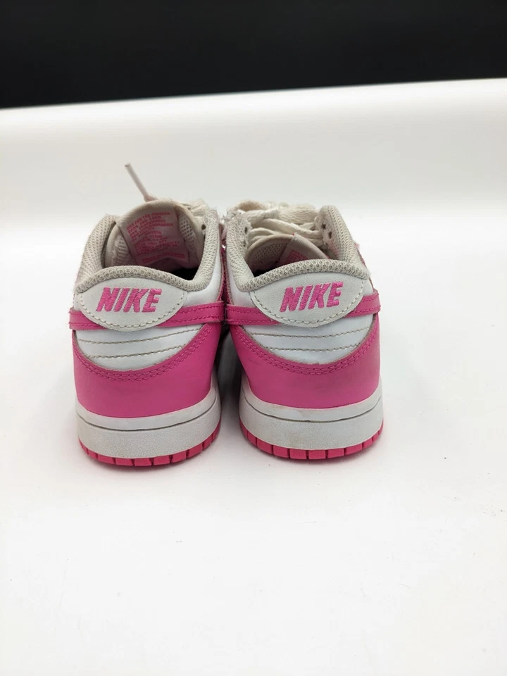 Nike Dunk Zapatos Bajos Jóvenes Niñas TALLA 1Y Lazer Rosa Fucsia Tenis FB9109-102 Foto 2 de 4