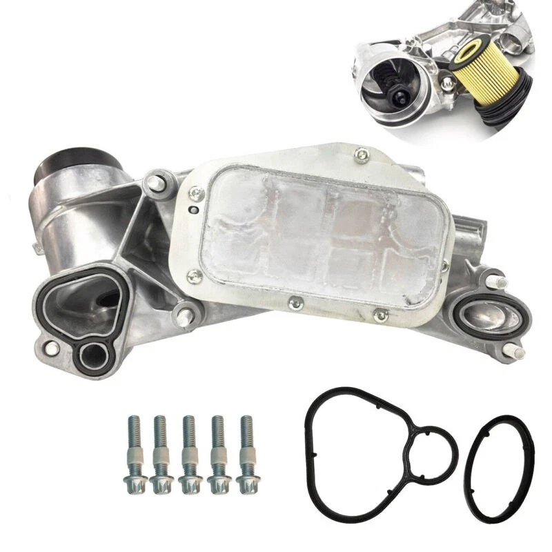 93186324 Engine Oil Cooler w/Oil Filter Assembly For Chevy Cruze Aveo Pontiac G3 - Imagem 2 de 4