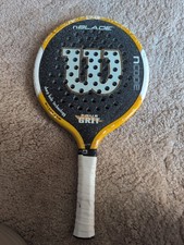 Wilson nBLADE nCODE True Grit Paddle / Platform Tennis Racquet 395g New Grip