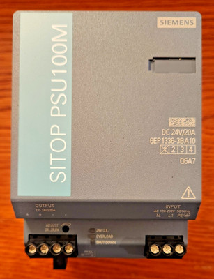 Siemens 6EP1336-3BA10 SITOP PSU100M 24VDC Output - NEW - US Shipping