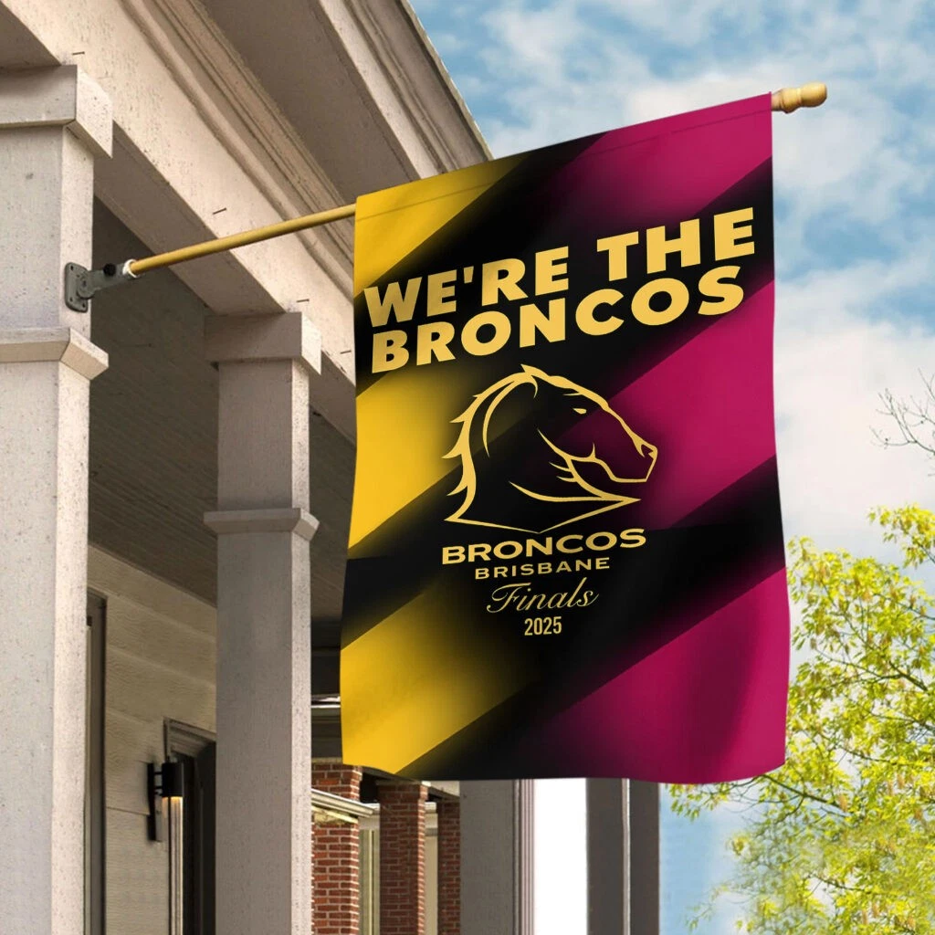 Brisbane Broncos 2025 3D Double-side House Flag
