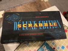 Vintage 1973 Scrabble Deluxe Board Game