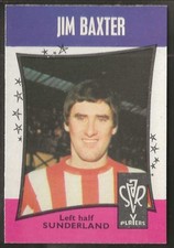 A&BC-FOOTBALL 1967 STAR PLAYERS-#23- SUNDERLAND - JIM BAXTER