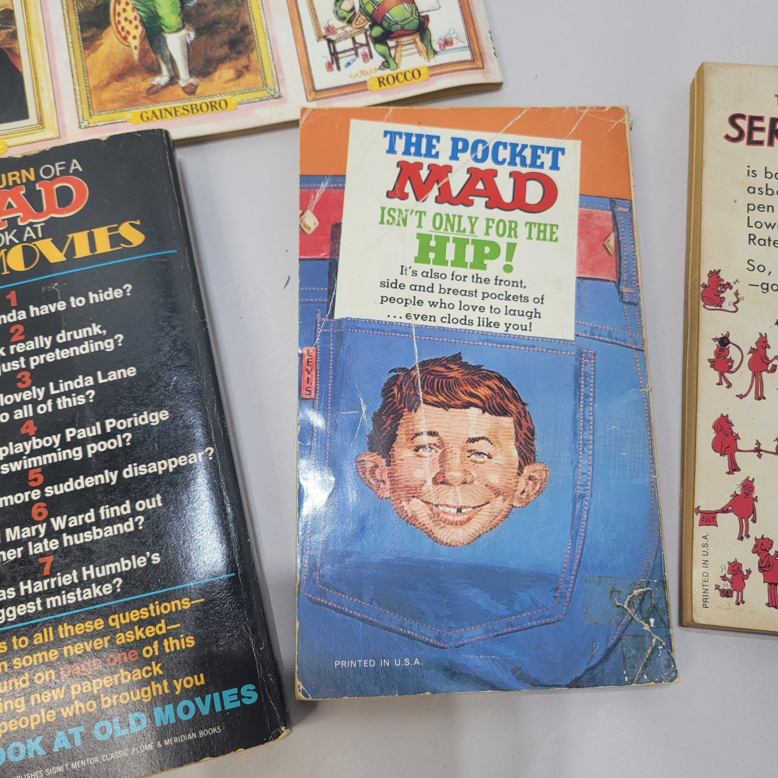 Vintage Mad Magazine Books 70, 80s 90s