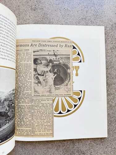 Diggings & Doings in Park City (1970) + NYT Mormon Ephemera | Tarn Copy - Picture 5 of 6