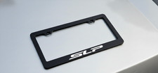 Slp Exhaust Premium Black Metal License Plate Frame With Screws And Caps Slp Exhaust Premium Black Metal License Plate Frame With Screws And Caps