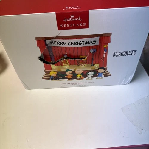 2025 Hallmark Keepsake Tabletop Merry Christmas Charlie Brown! BNIB