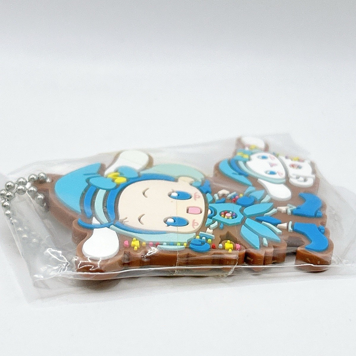 ㉟新品・保証書付 Tony　「お宝GETだニャン♪」シャオメイ アールビバン Ojamajo Doremi Aiko Cinnamon Roll Collaboration Rubber Mascot