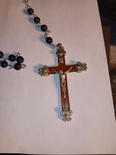 large handmade black onyx rosary