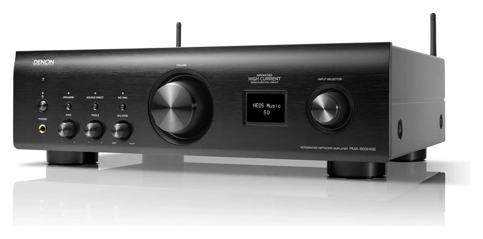Denon Amplificatore HI FI 2.0 HEOS Streamer Black PMA900HNE 85w per canale - Immagine 3 di 4