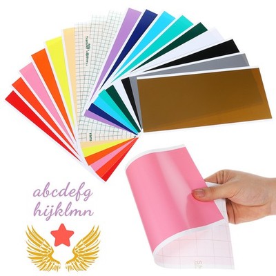  Adhesive Paper Permanent Backed Vinyl Sheets Handmade Self-adhesive Sticker