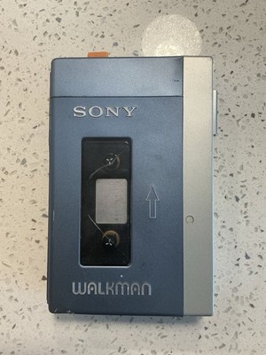 Sony Walkman TPS-L2 Portable Cassette Player Blue Headphone Jack