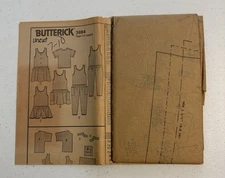 Butterick 3984 Size 7-10 Jumper, Top And Jumpsuit FACTORY FOLDED