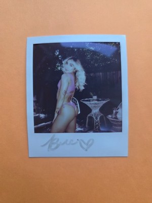 Brinley Reece Hand Signed Polaroid Film BV Photo Women's Pro Wrestling WWE NXT
