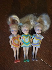 Vtg 1991 Tyco Quints Cousins Triplet Babysitter Dolls Teenage Set Blonde Lot