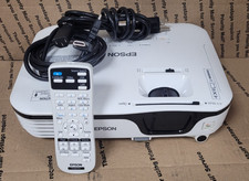 Epson EX3212 LCD Projector HDMI USB 2800 Lumens 177 HOURS W/REMOTE TESTED 