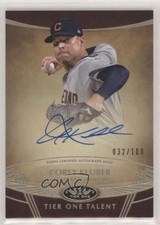 2019 Topps Tier One Tier One Talent Auto 32/100 Corey Kluber #TTA-CK Auto 0b9t