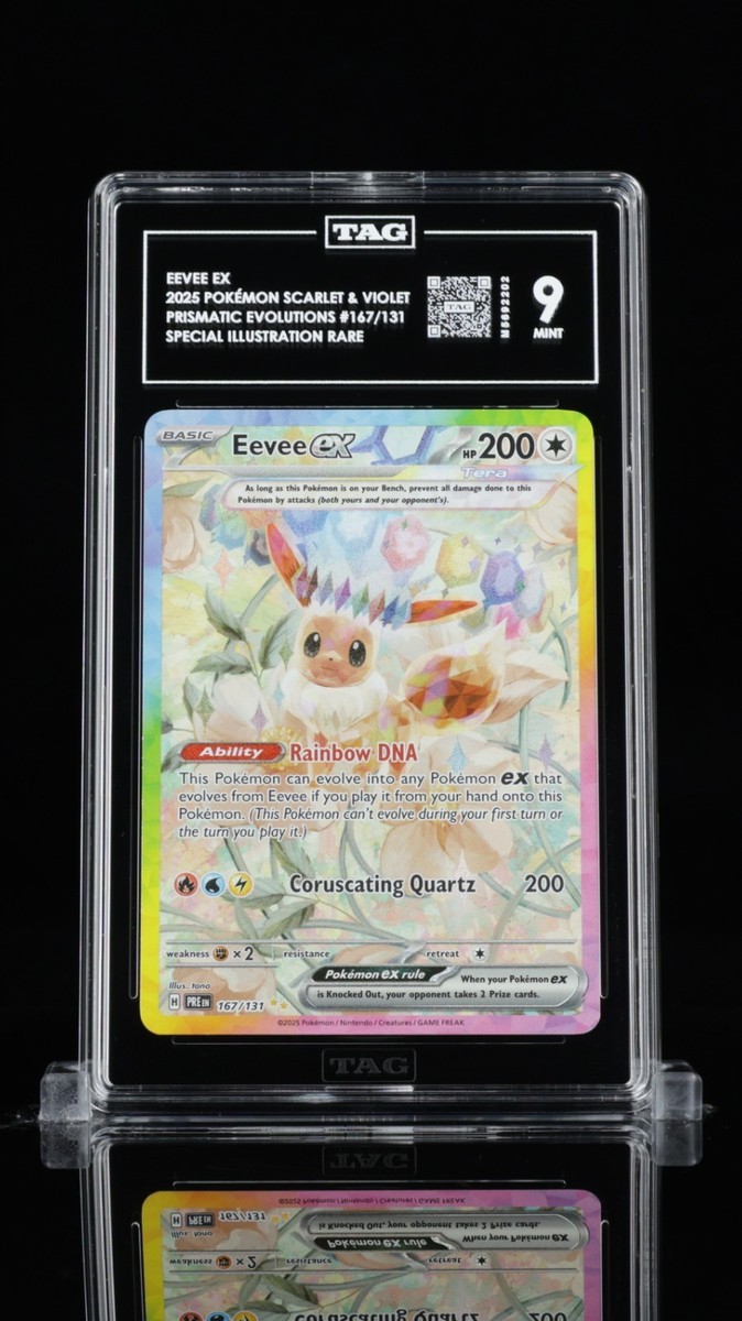 ポケモンカードゲーム Pokemon TCG - Eevee ex 167/131 Sv Eevee ex 167/131 Prismatic Evolutions Holo for sale online