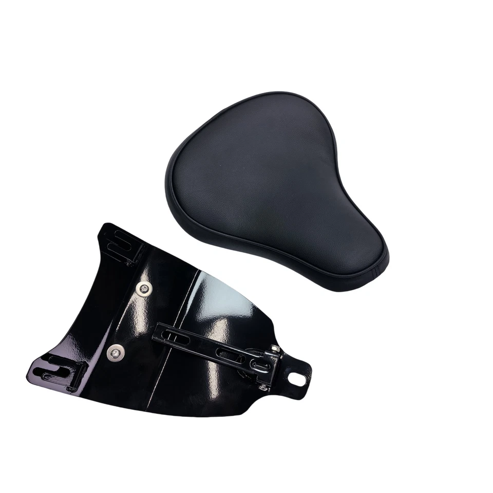 Driver Pillion Cushion Solo Seat Pad For Yamaha Virago750 XV750 1984-1998 1990 - Image 2 of 4