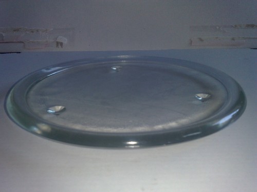 Mikrowellen Universal Drehteller klar, transparent, Durchmesser 19cm.