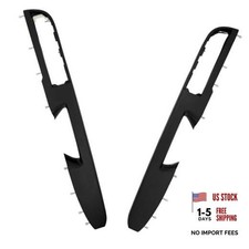 Front Interior Door Armrest Replacement Kit - Black Driver Passenger Side