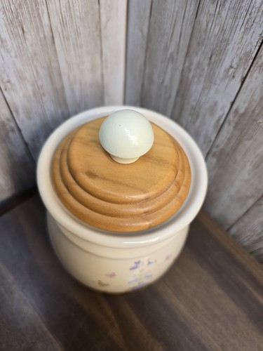 1994 International Works Heartland Village Sugar? Canister w/Lid. Cottage Decor - 第 3/11 張圖片