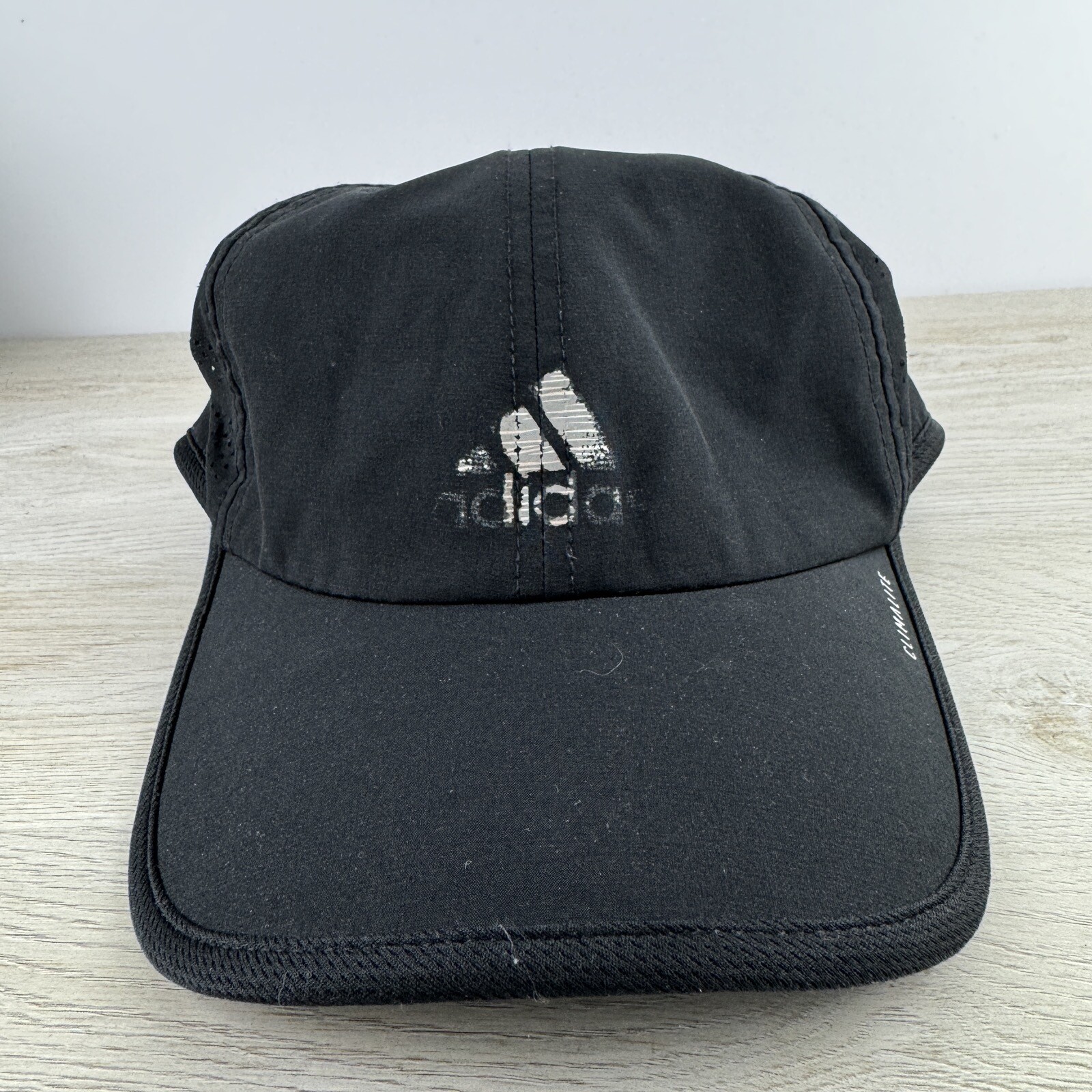 Black Adidas Patch Black Adjustable Hat Adult Siz… - image 1