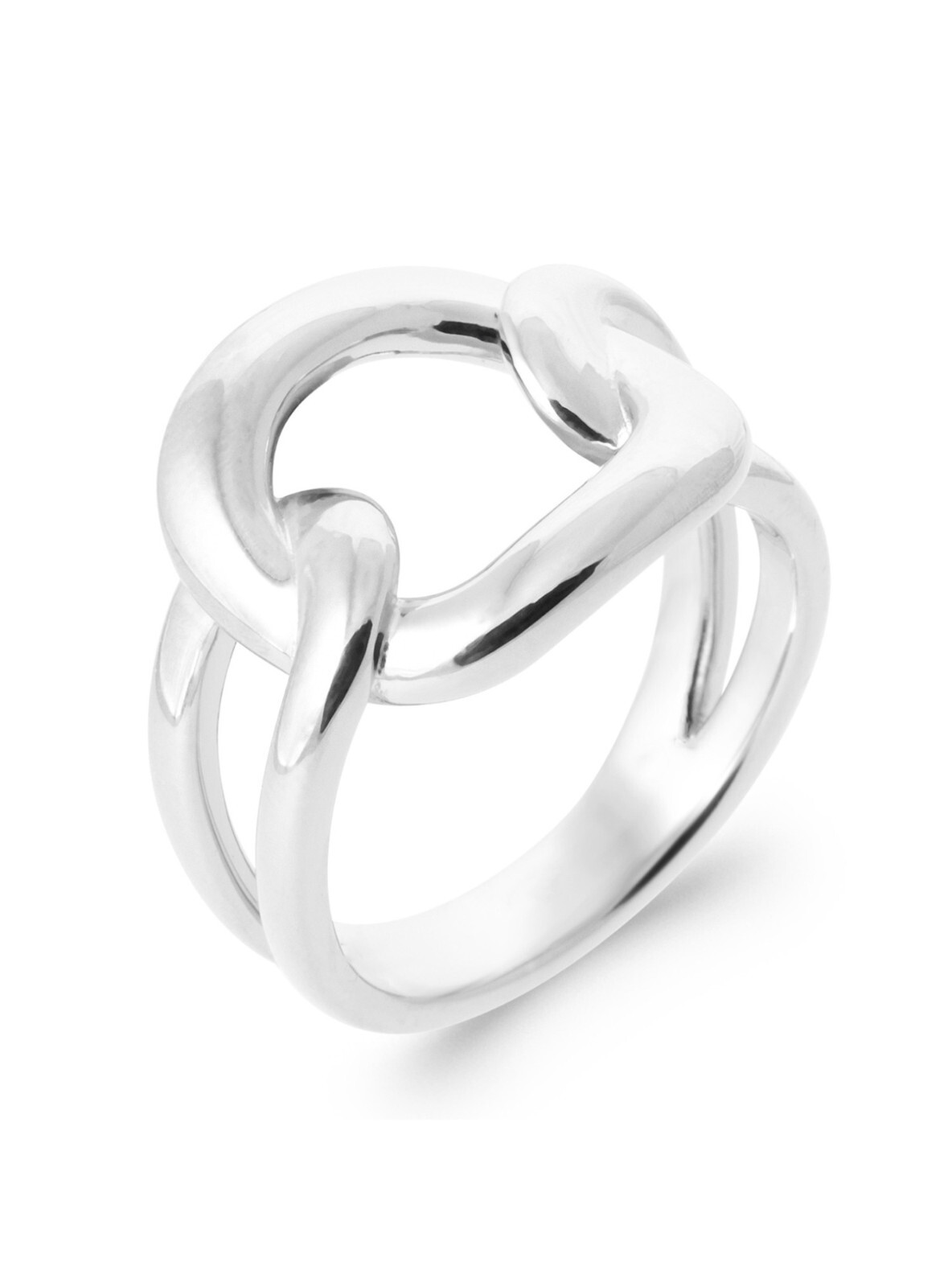 Bague gros maillons argent massif 925 accessoire tendance pour vos looks du quotidien