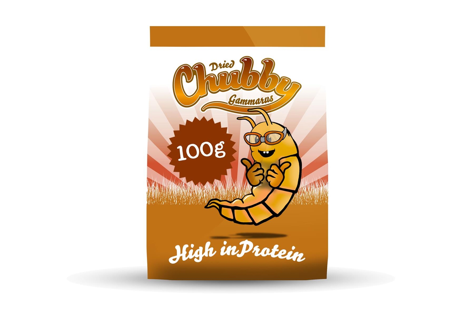 Chubby Dried Gammarus 100g - Fish Food Turtle Terrapin Koi Tropical