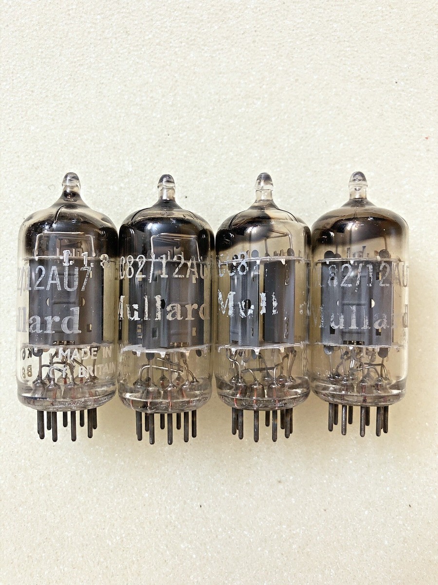 Mullard 12AU7 ECC82 Long Plate Square getter NOS Tested matched
