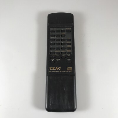 Teac RC-505 CD Player Remote Control PD-D850 PD-D860, PD-D880, PD-D900 PD-D1200