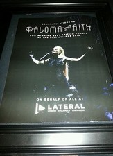 Paloma Faith Brit Awards Original Promo Poster Ad Framed!