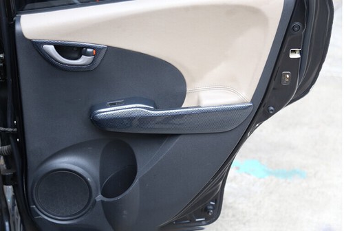 For Honda Fit Jazz 2008-2013 Carbon Fiber Inner Door Armrest Panel Cover Trim 4X - Picture 5 of 9