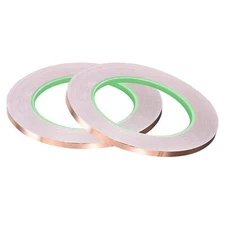 uxcell Double-Sided Conductive Tape Copper Foil Tape Adhesive 5mm x 30m/98.4ft
