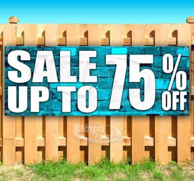 SALE UP TO 75% OFF Advertising Vinyl Banner Flag Sign Many Sizes USA DEALS
