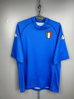 2002/2004 KAPPA ITALY TEAM RARE SOCCER JERSEY FOOTBALL SHIRT