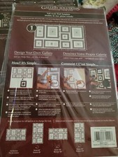 Gallery Solutions Design Your Own Gallery Full Scale Wall Template 1 Kit