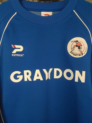 Sweat Vintage Sparta Rotterdam Patrick Bleu – Homme 3XL, état Impeccable