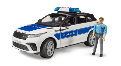 BRUDER  02890 Range Rover Velar Polizeifahrzeug mit Polizist, NEU & OVP