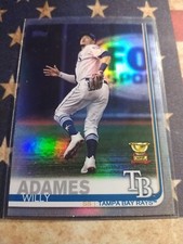 WILLY ADAMES 2019 Topps Series 2 RAINBOW FOIL - TAMPA BAY RAYS - #562