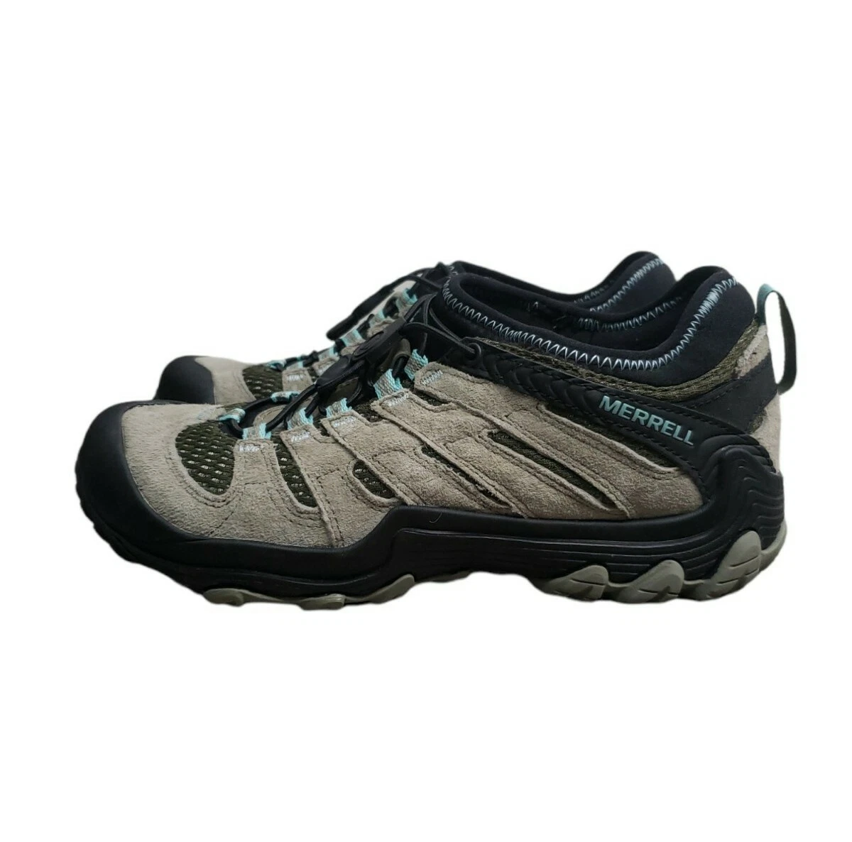 Merrell black shop walking shoes