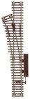 Atlas Ho Scale Code 83 Manual Left-Hand Turnout/Switch Model Train Track