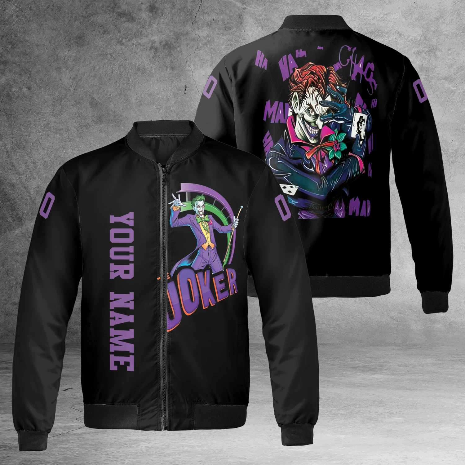 Personalized The Joker Horror Clown Hahaha Why So Serious Jacket